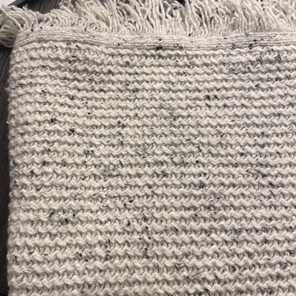 Club Monaco Fadey Infinity Scarf in Light heather grey color. - Picture 1 of 7